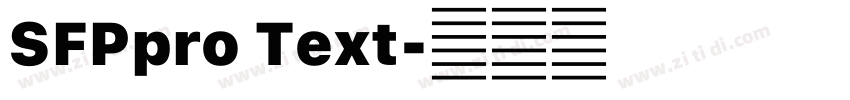 SFPpro Text字体转换